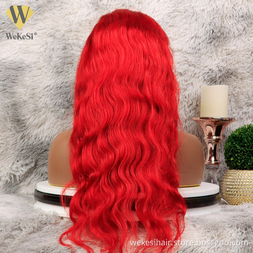 Drop Shipping 1b 99j red human hair lace frontal wig, 150% raw mink brazilian hair wig,virgin lace front wig human hair